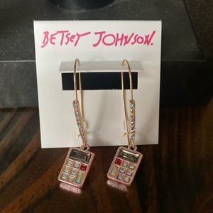 Betsey Johnson Calculator earrings